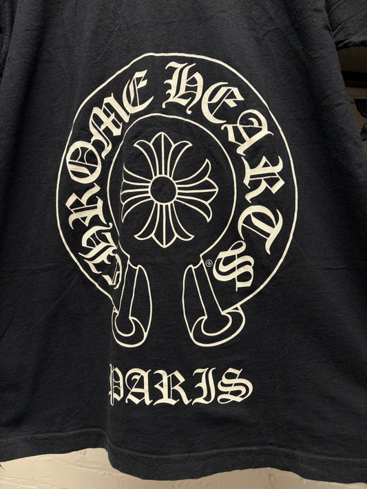 Chrome Hearts ‘Horseshoe Logo’ Paris Store Exclusive T-Shirt