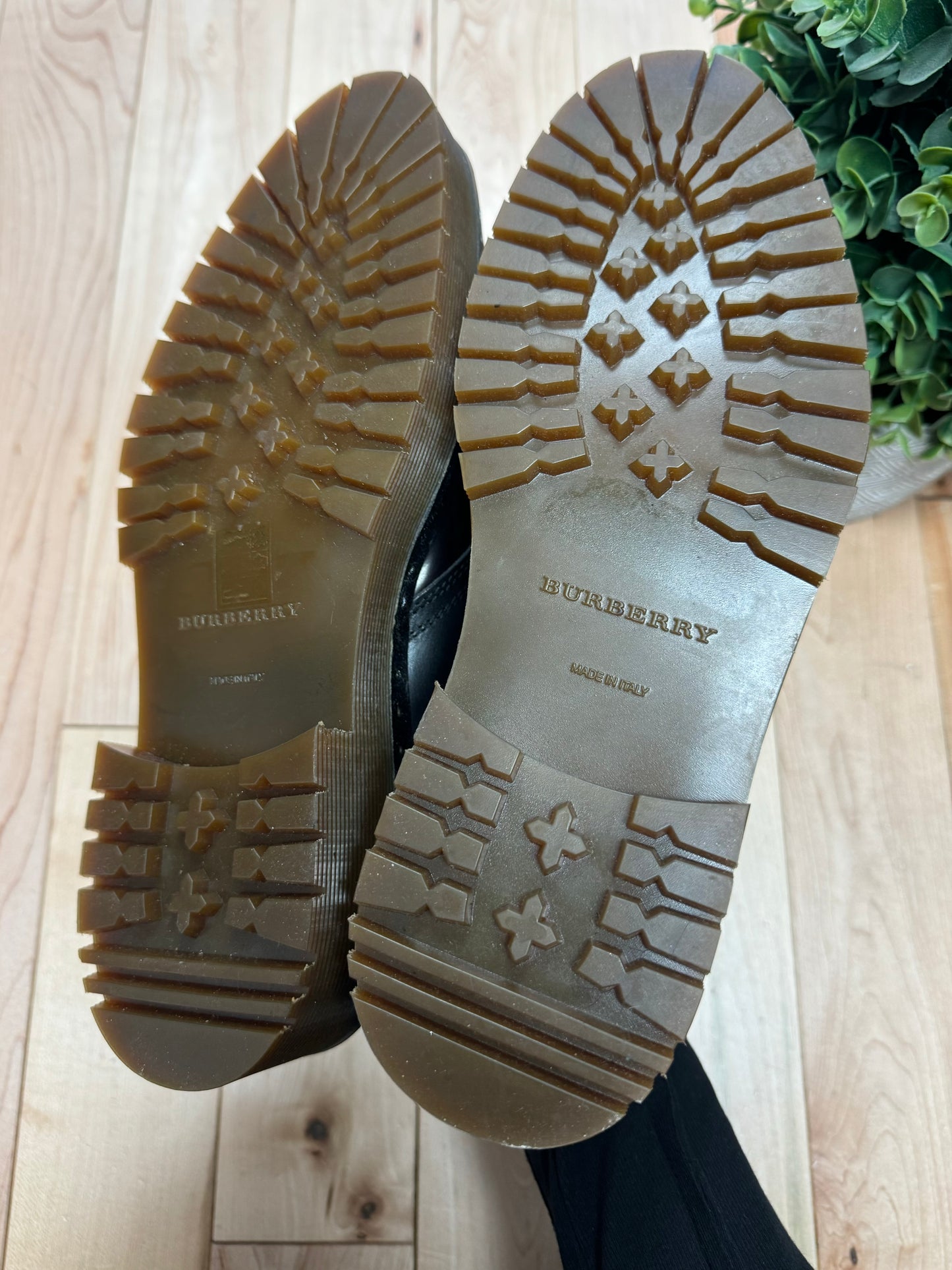 Burberry Bisset Brogue Leather Loafers
