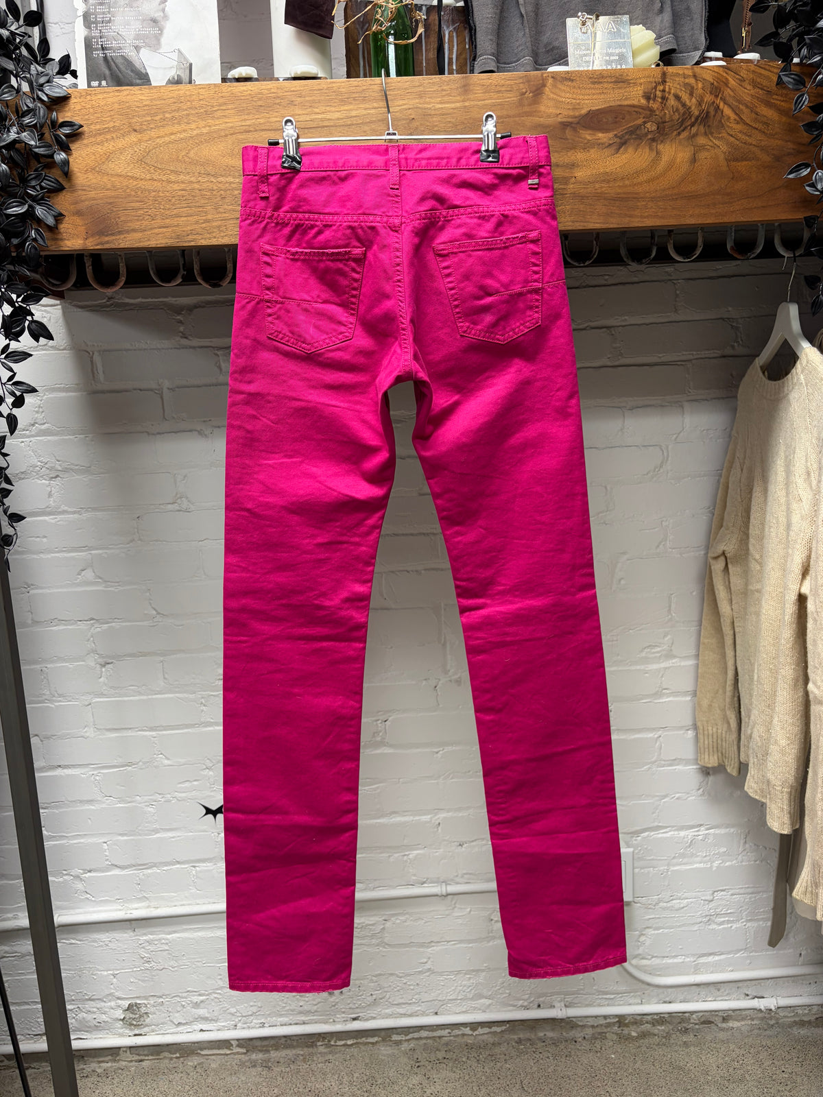 SS2005 Dior Homme by Hedi Slimane ‘Beck’ Pink Unaltered Skinny Jeans