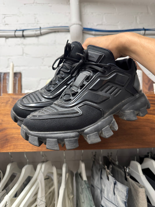 Prada ‘Cloudburst Thunder’ Black Platform Sneakers