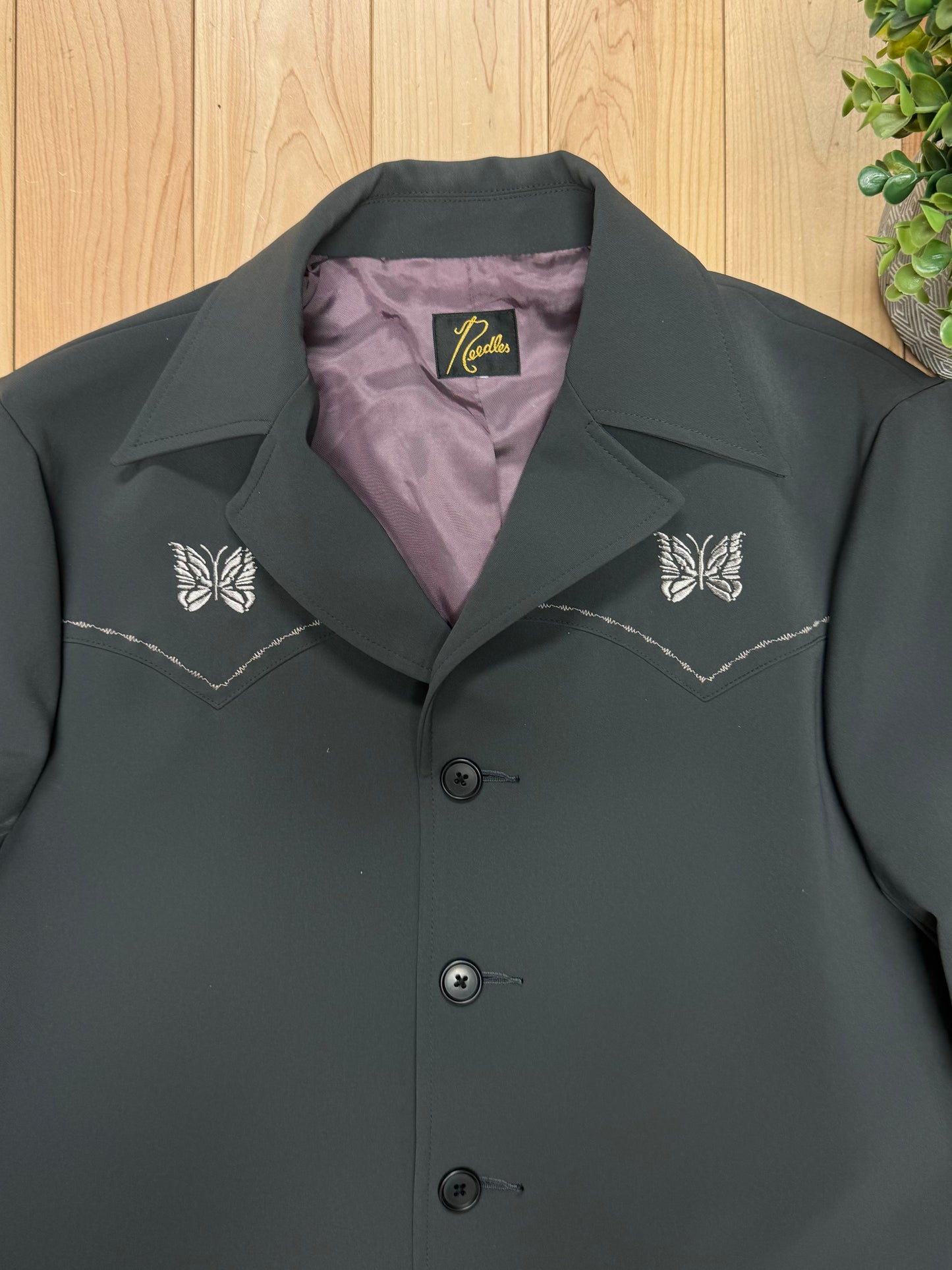 Needles Western Grey/Pink ‘Leisure’ Jacket