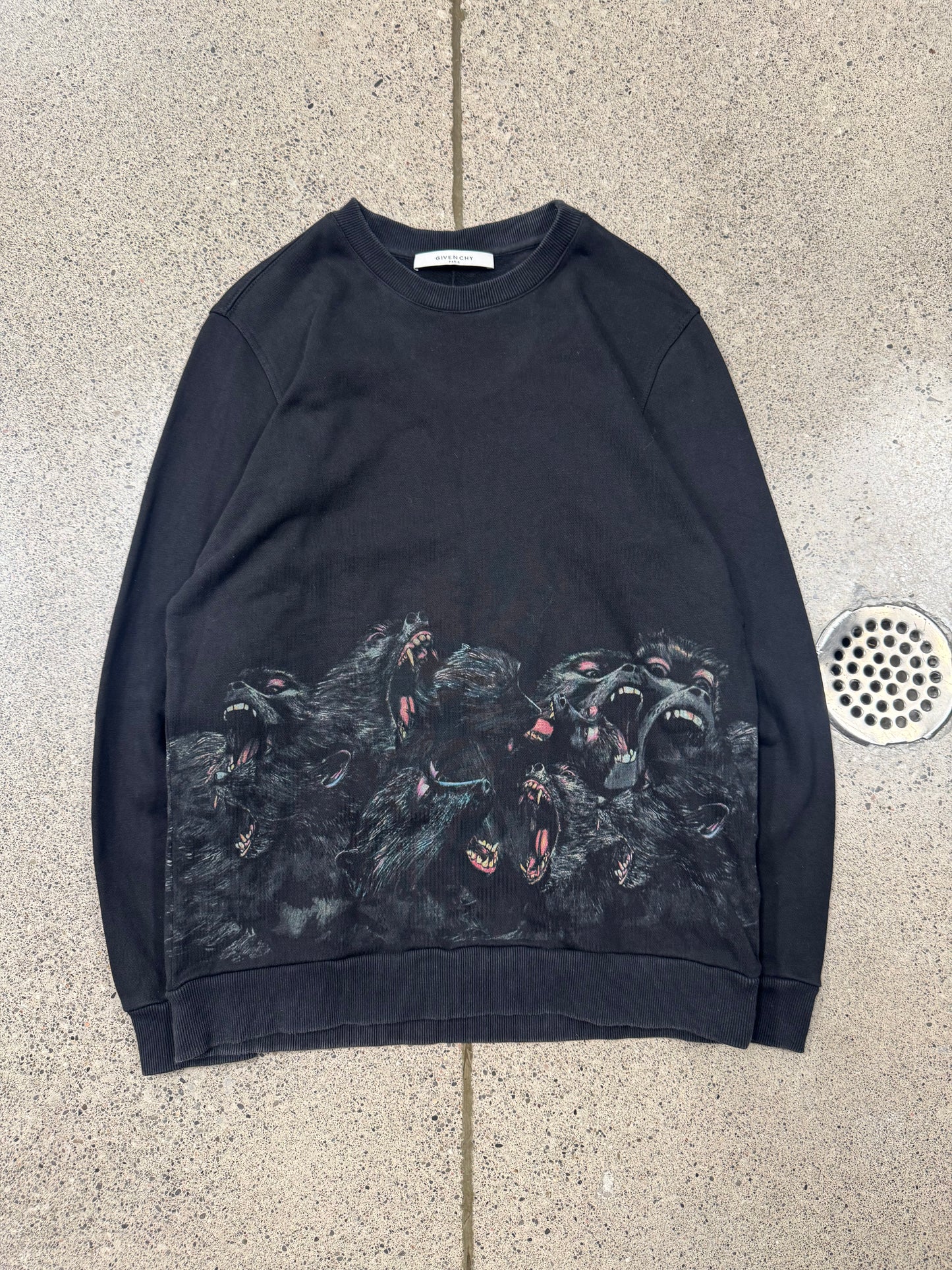 AW2016 Givenchy ‘Screaming Monkeys’ Sweatshirt