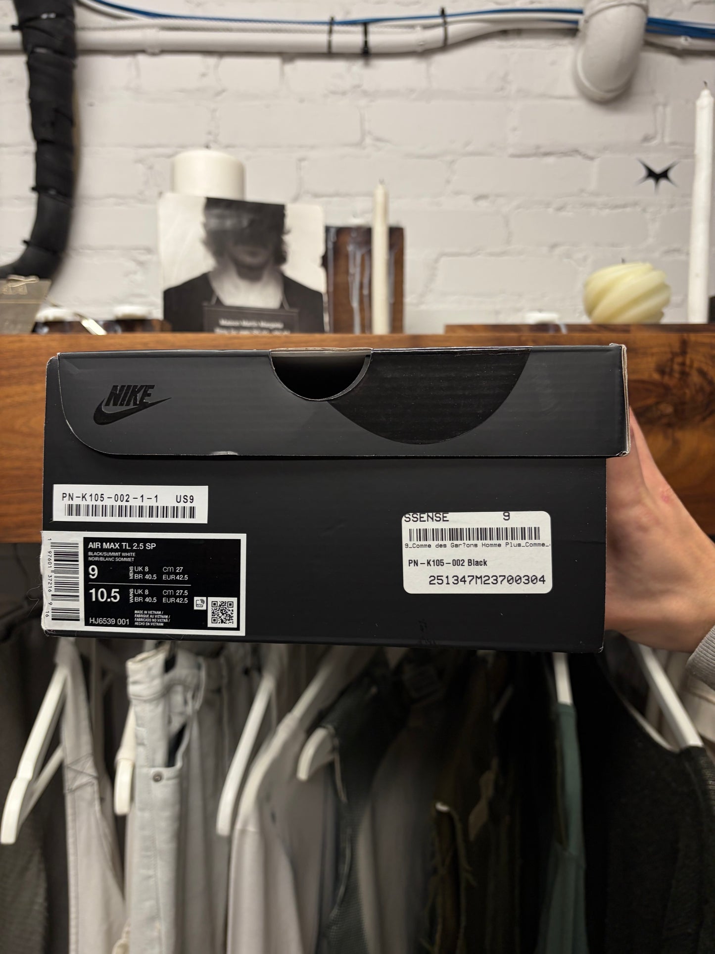 2024 Comme Des Garçons Homme Plus x ‘Nike Air Max TL 2.5’ Sneakers