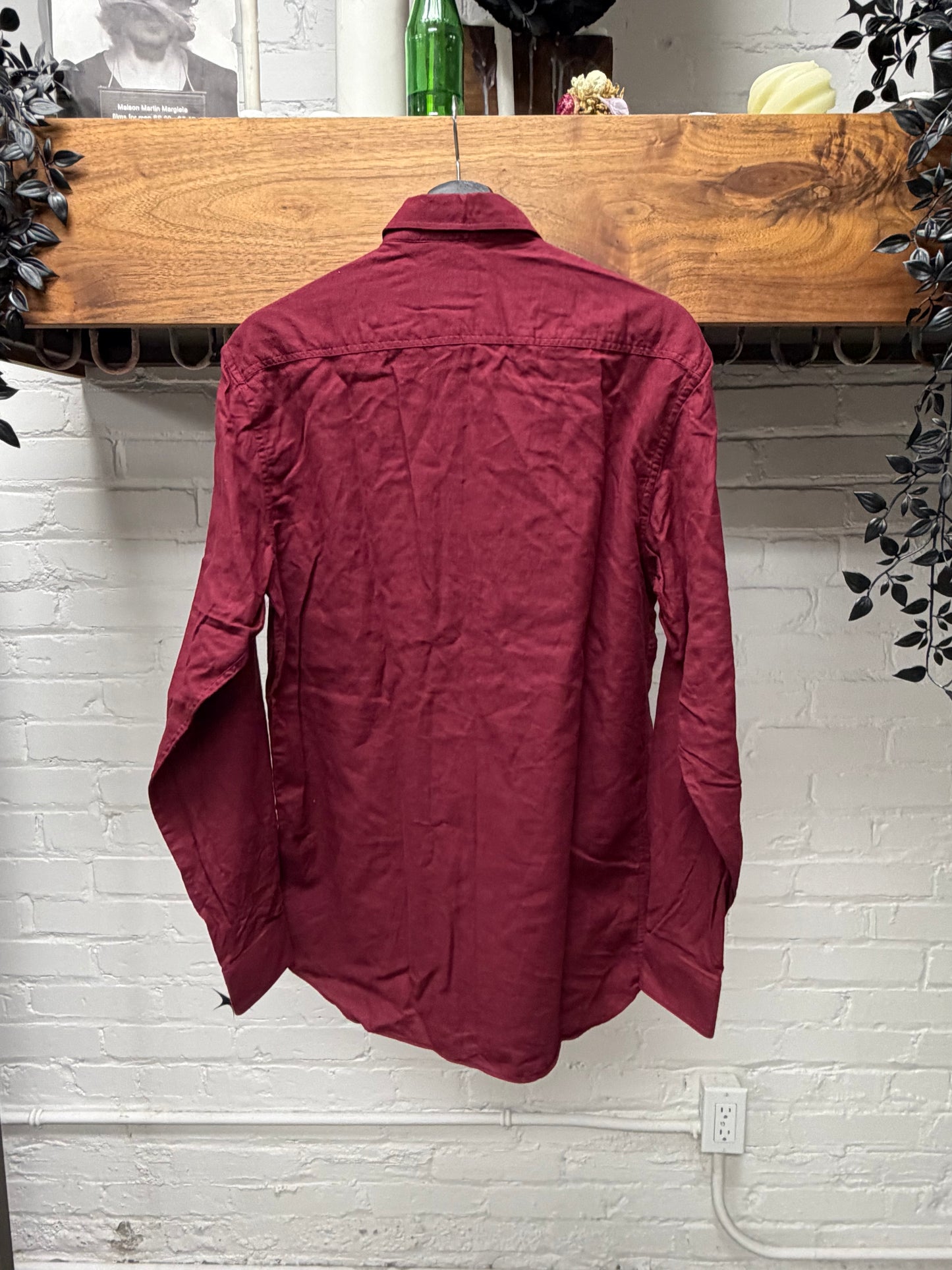Vintage 1980s Gucci ‘Equestrian’ Embroidered Logo Button Up Shirt