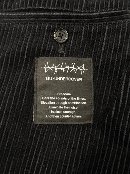 Undercover x GU Black Corduroy Patch Pants