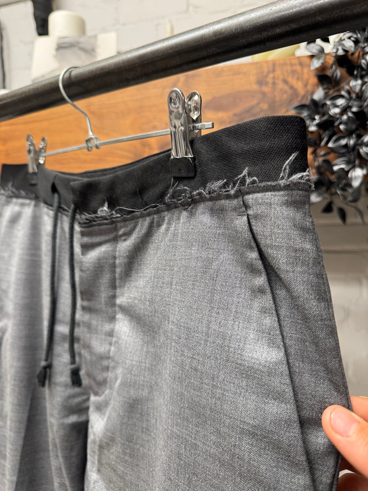 SS2018 Maison Margiela ‘Cummerbund’ Distressed Trousers