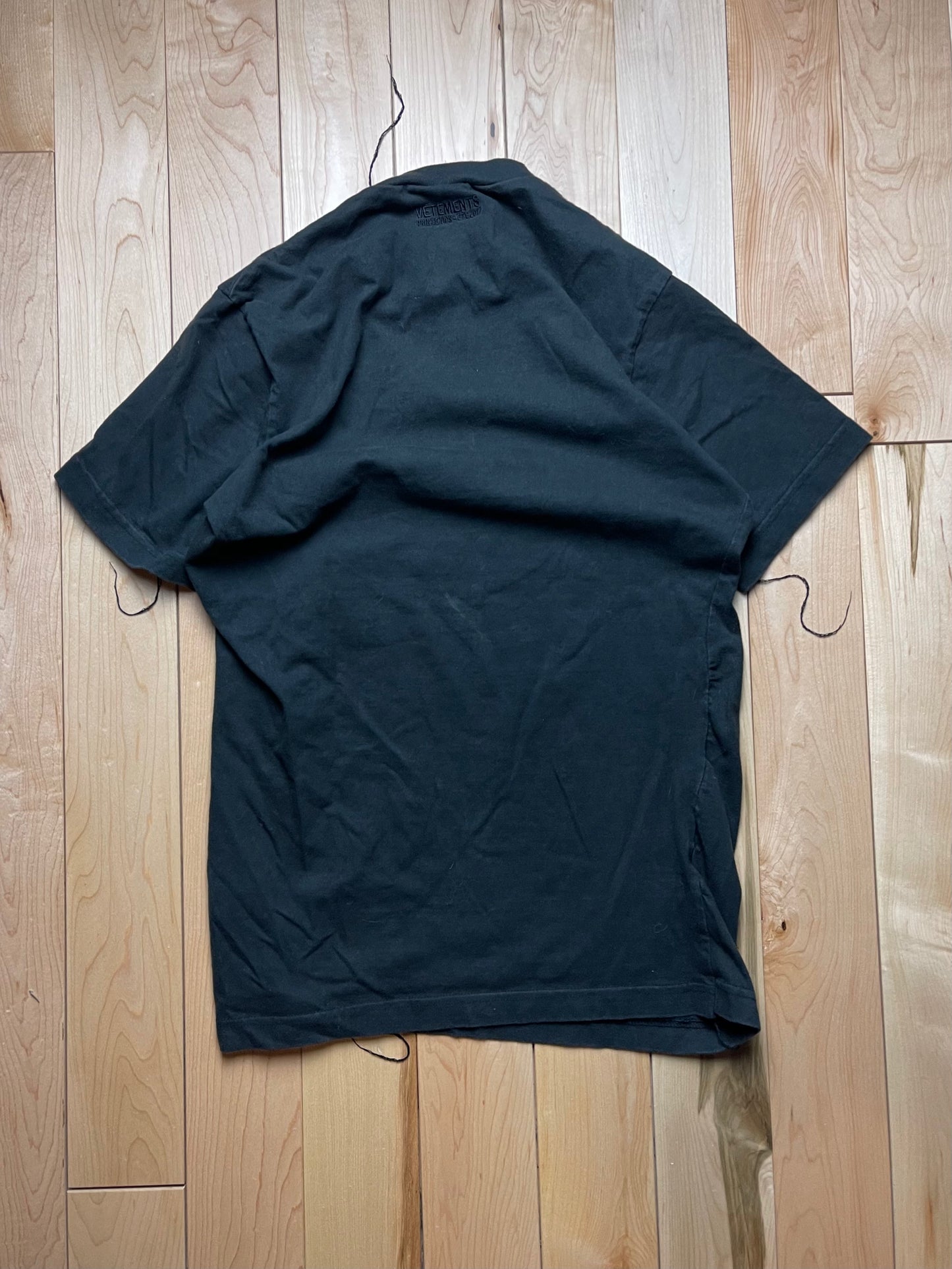Vetements x Hanes Distressed Twist Seam T-Shirt