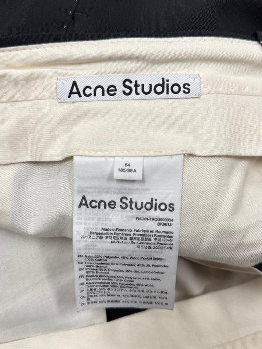 Acne Studios ‘Super Baggy’ Pleated Black Trousers