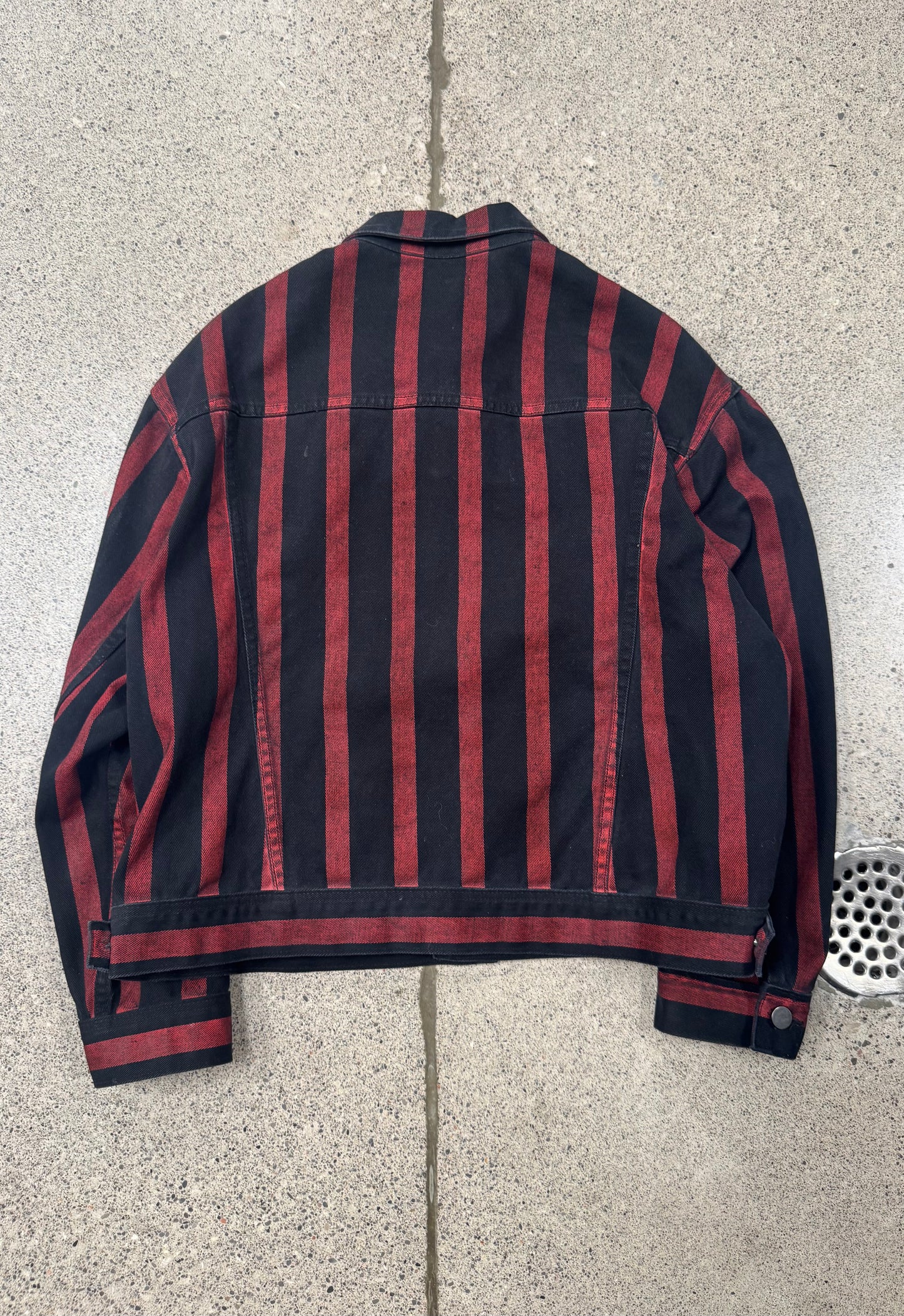 Bare Knuckles ‘V1’ Painted Denim Trucker Jacket