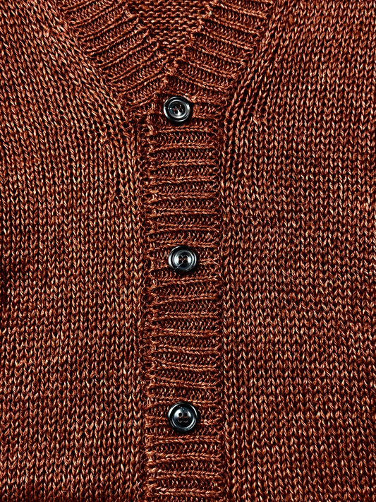 Our Legacy ‘Academy’ Rustic Brown Mohair Cardigan