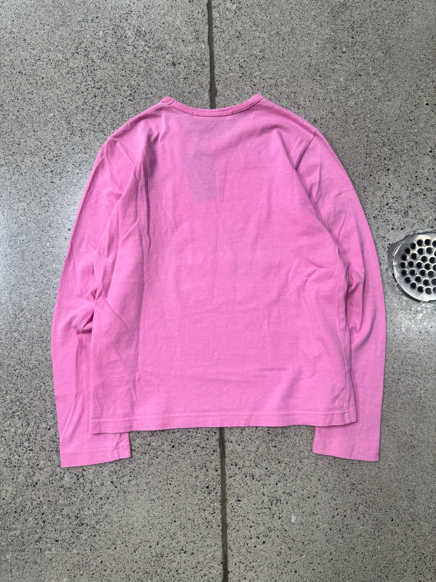 SS2004 Junya Watanabe ‘Avalanche Risk’ Pink Long Sleeve Shirt