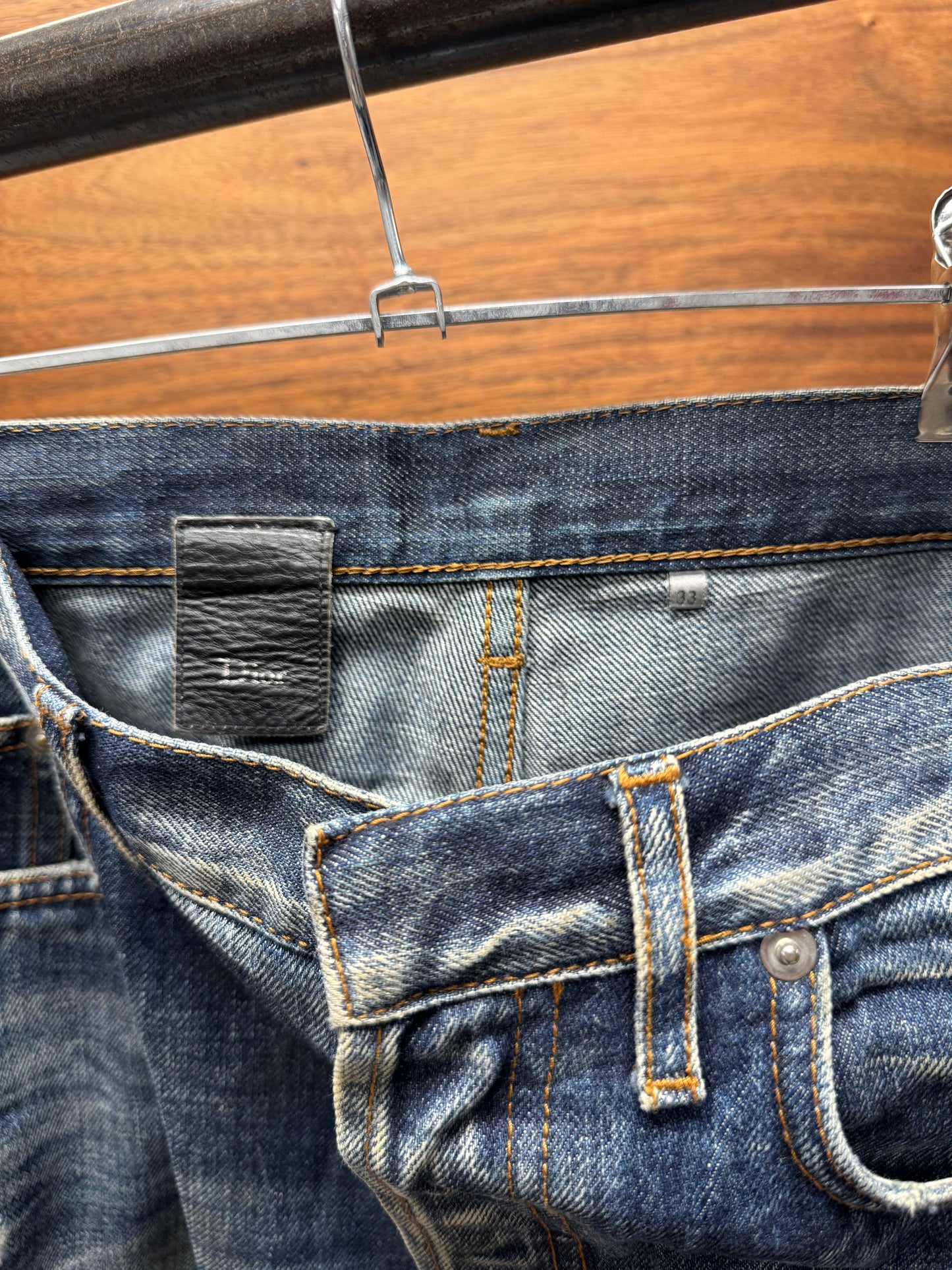 Dior Homme Dirt Washed Blue ‘Unaltered’ Skinny Cut Denim