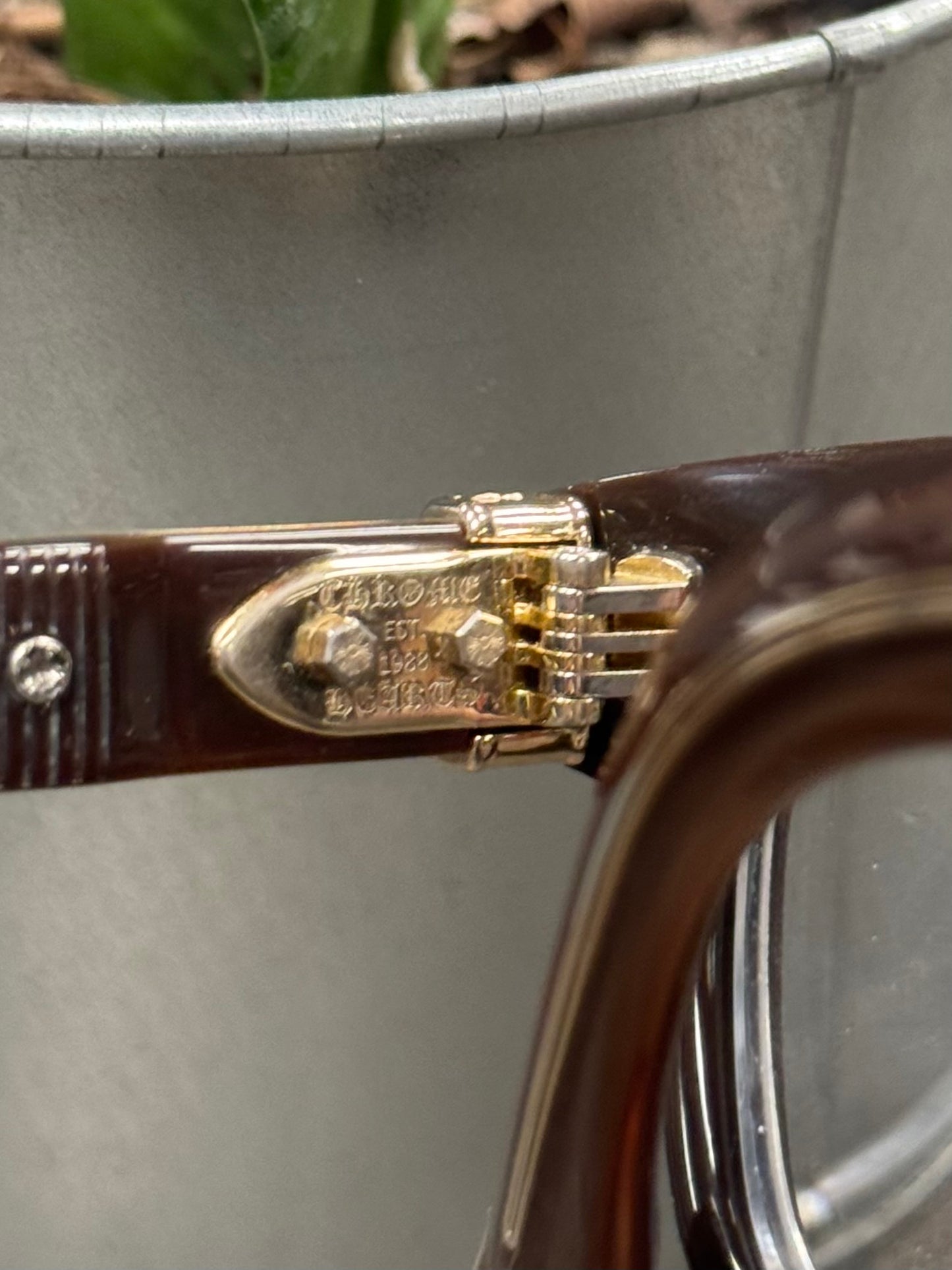 Chrome Hearts 18K Gold ‘Pen-15’ Prescription Frames