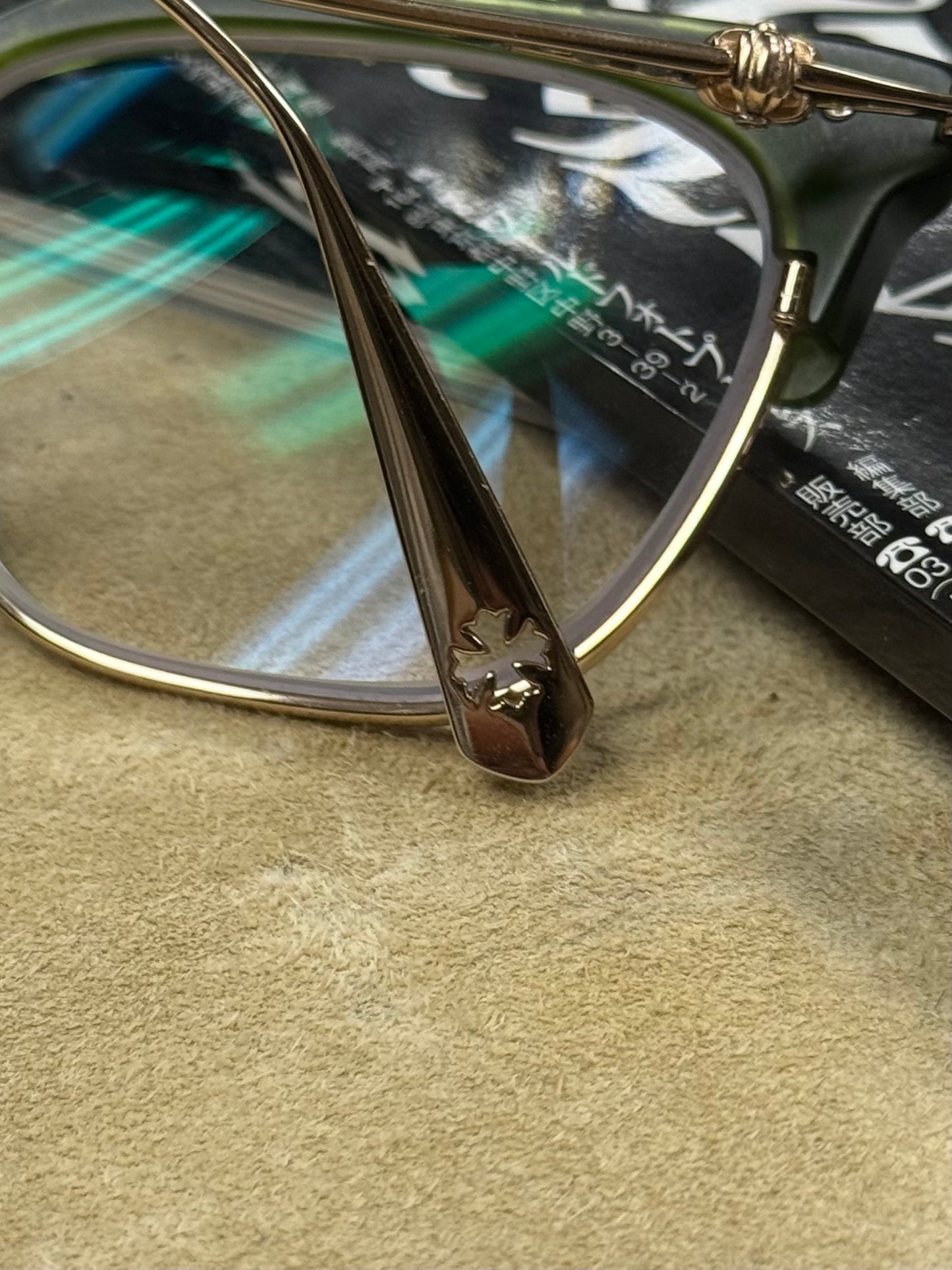 Chrome Hearts 18K Gold ‘Sluntradiction’ Prescription Glasses