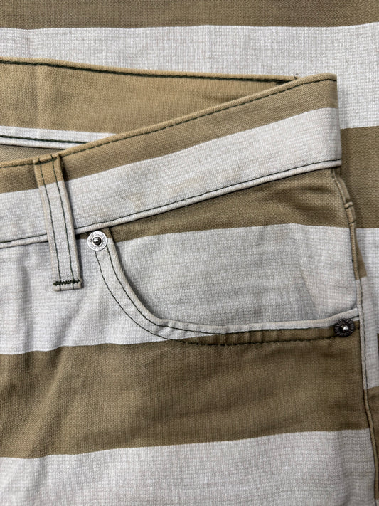 SS1999 Helmut Lang ‘Prisoner’ Paint Striped Denim