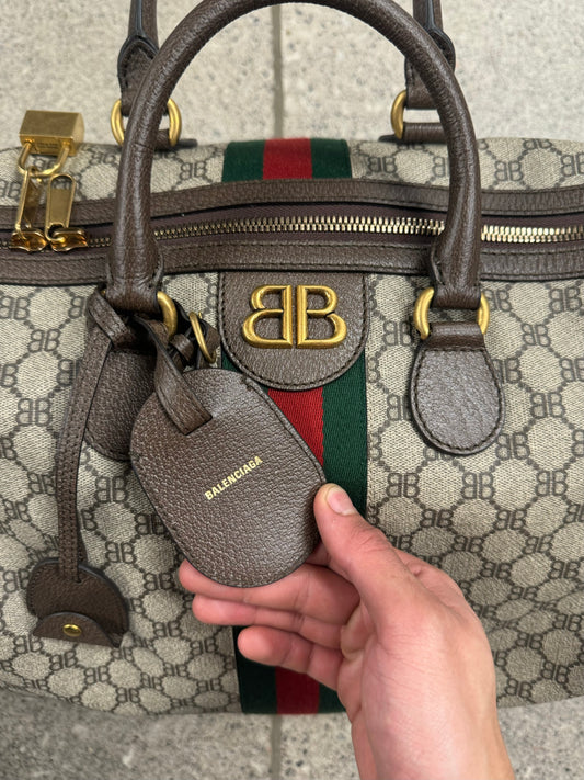 SS2022 Balenciaga x Gucci ‘Hacker Project’ Duffle Bag