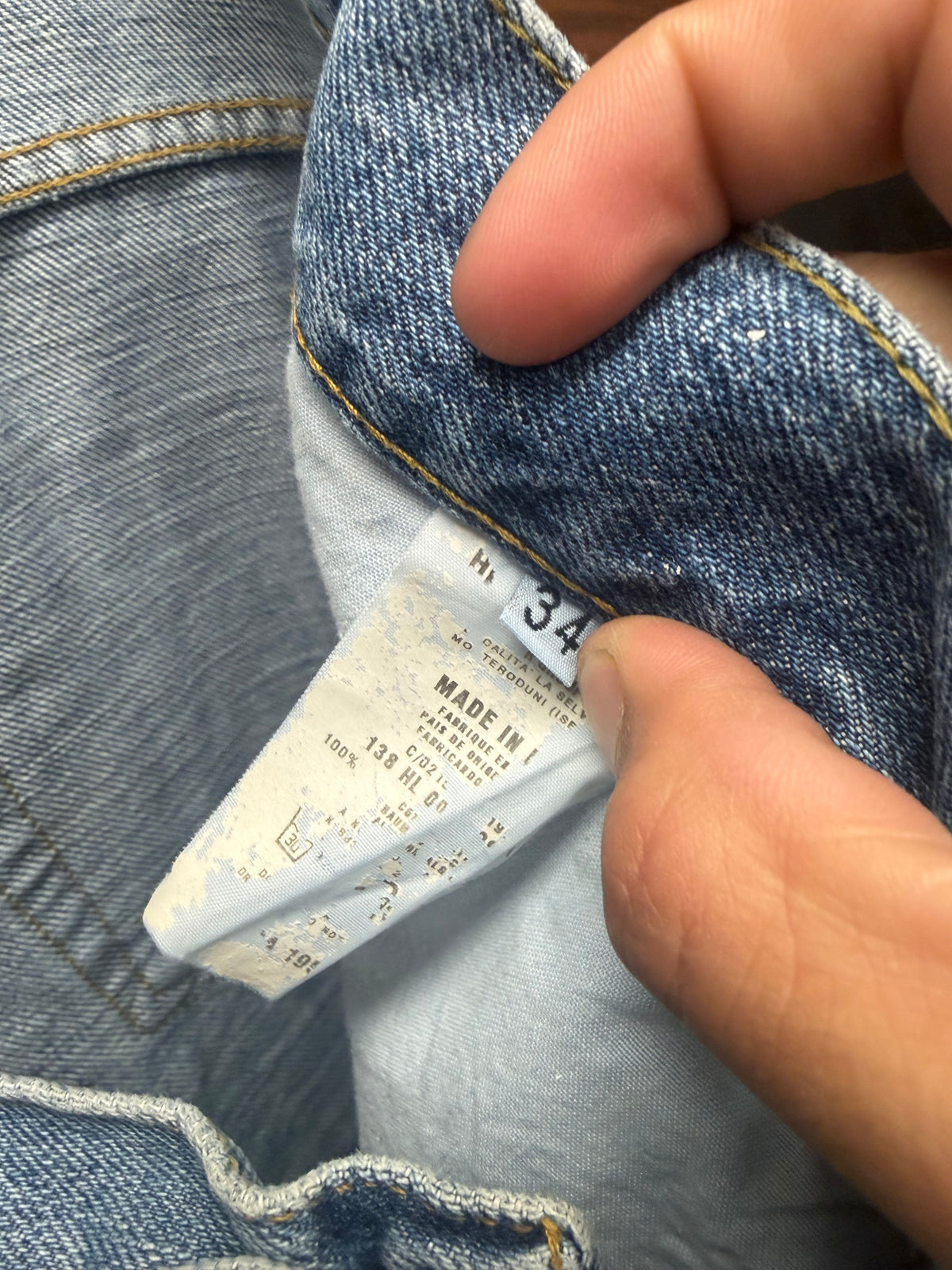 1998 Helmut Lang ‘Classic Denim’ Washed Blue Bootcut Jeans