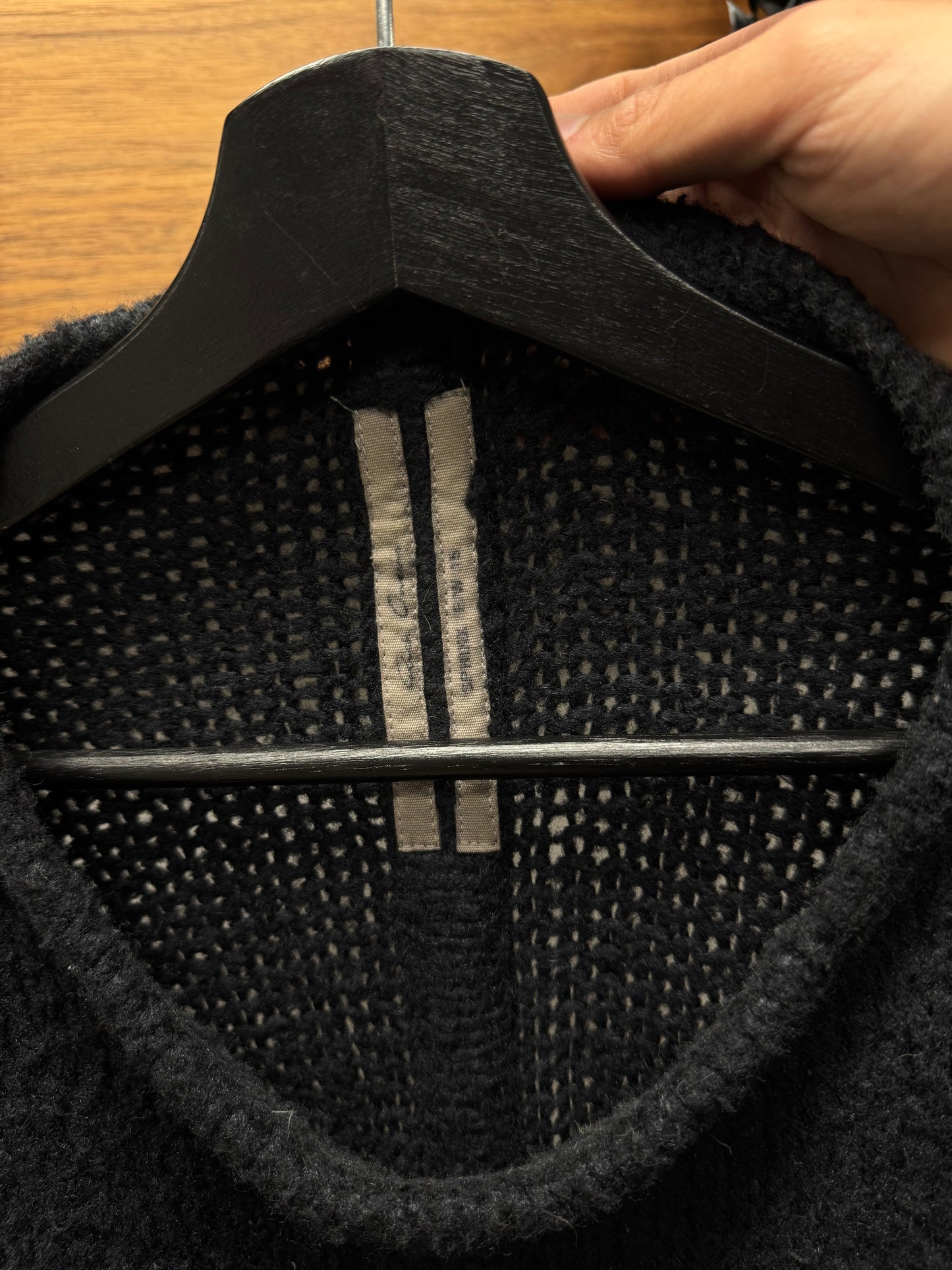 AW2015 Rick Owens ‘Sphinx’ Passport Oversized Wool Knit Sweater