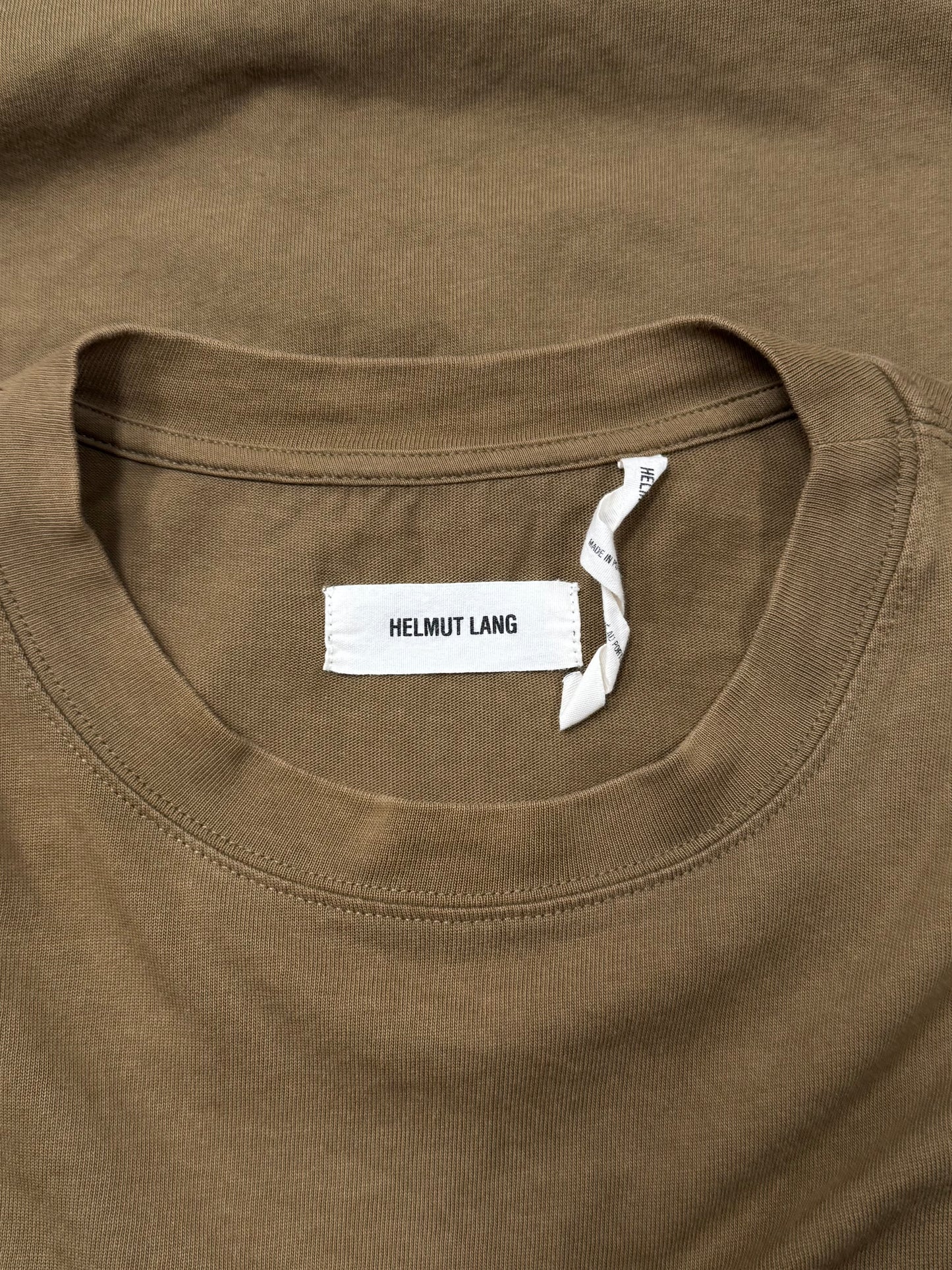Helmut Lang Double Layered Exposed Stitch Long Sleeve Shirt