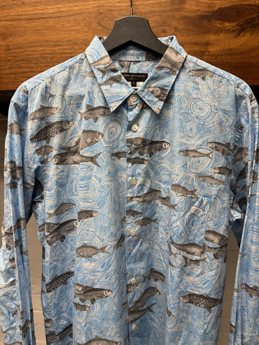 SS2016 Comme Des Garçons Homme Plus ‘Fish Print’ Button Up Shirt