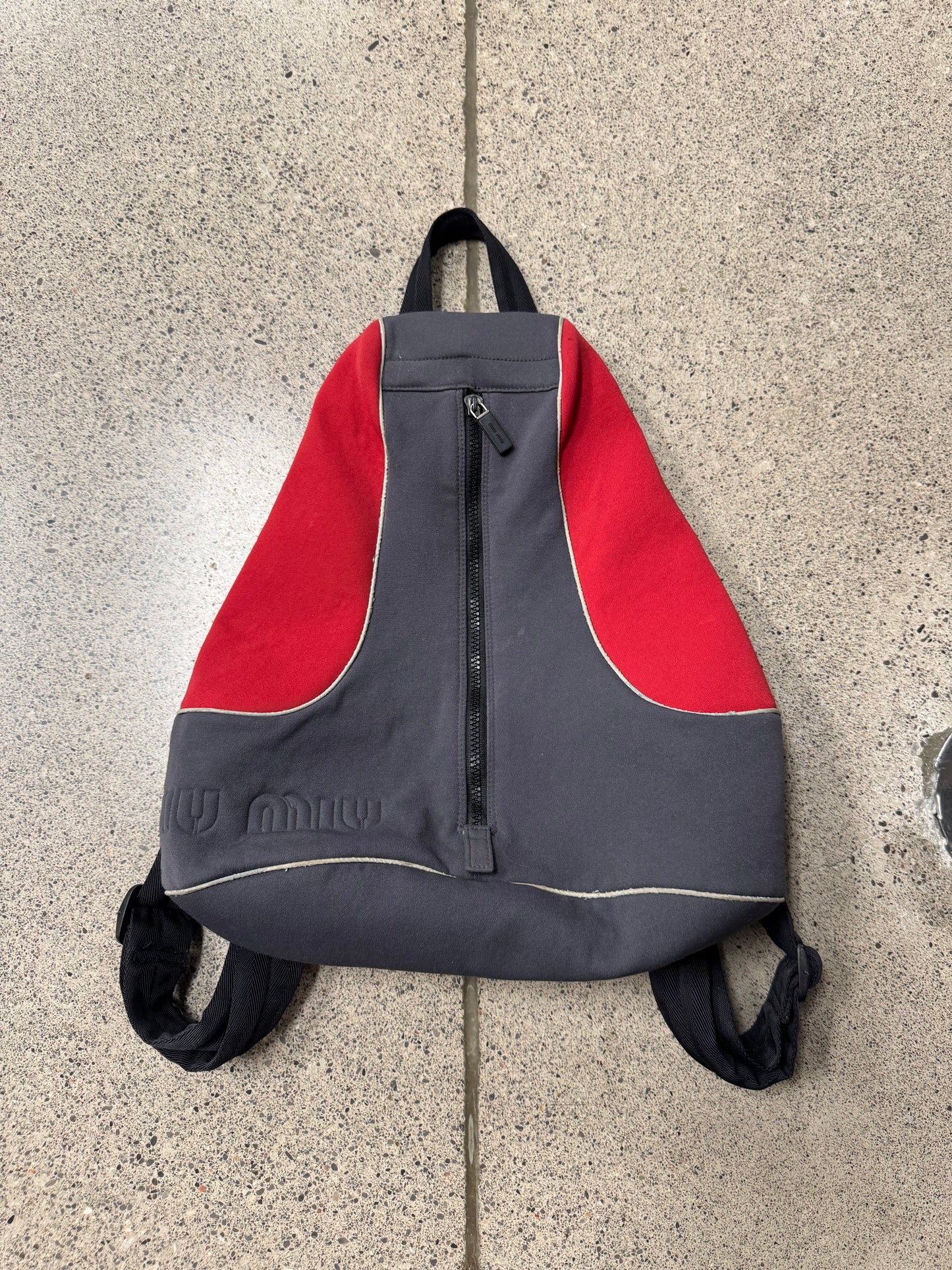 1999 Miu Miu Triangle Shaped Sport Backpack