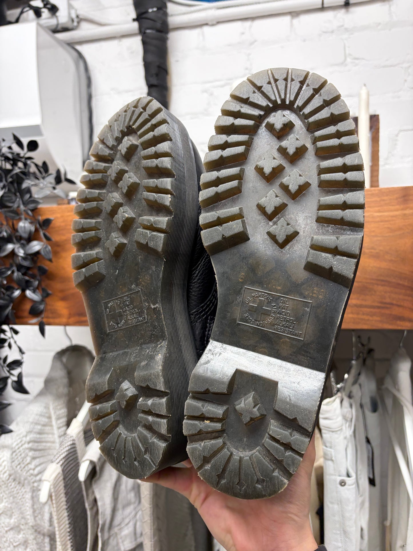 Rick Owens x Doc Martens 1460 Pentagram ‘Jumbo Lace’ Leather Boots