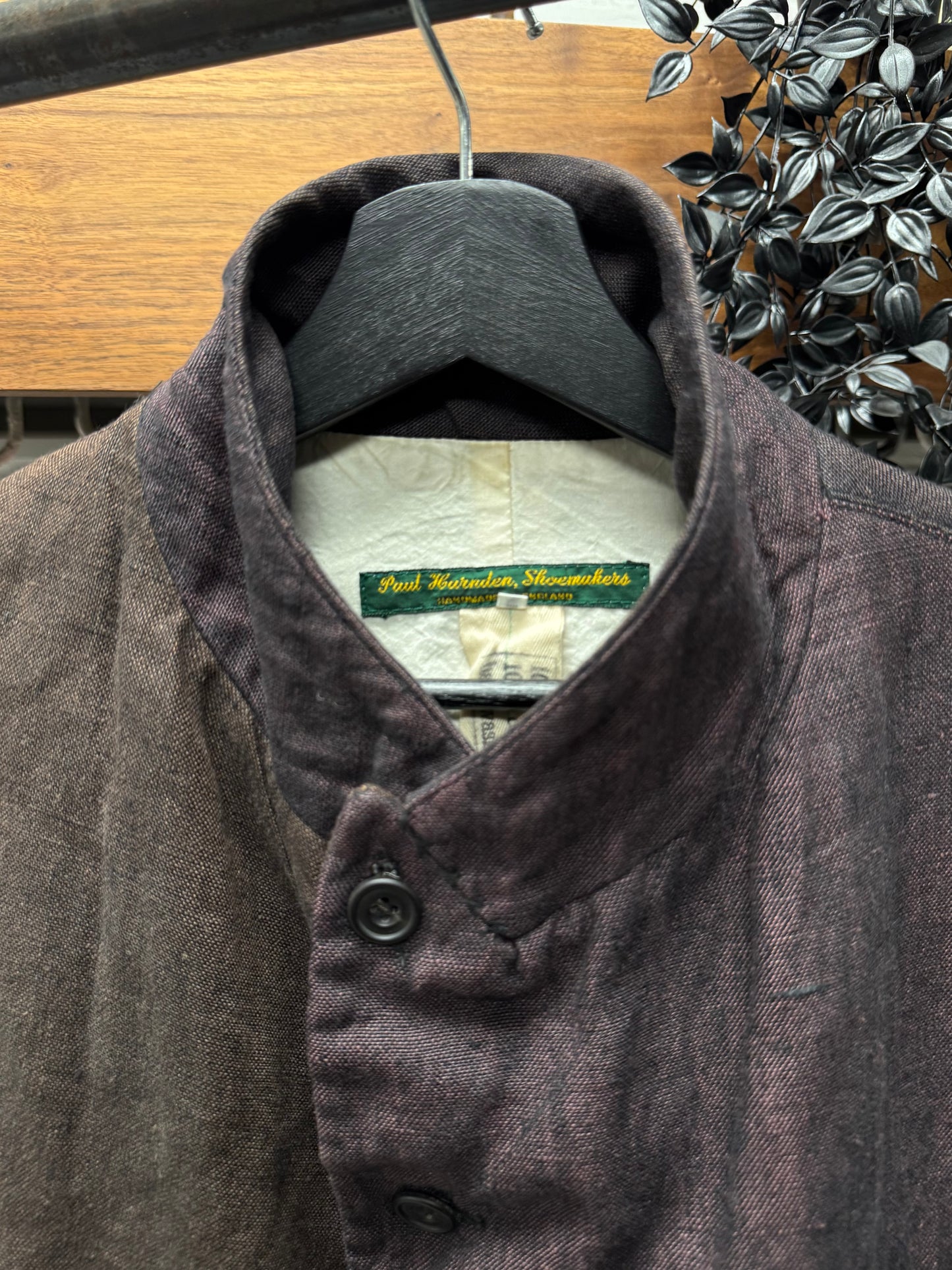 Paul Harnden Shoemaker Patchwork Fade Dyed Linen/Cotton Blazer