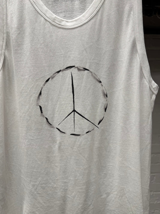 SS2022 Ann Demeulemeester ‘Curious Wishes Feathered The Air’ Tank Top