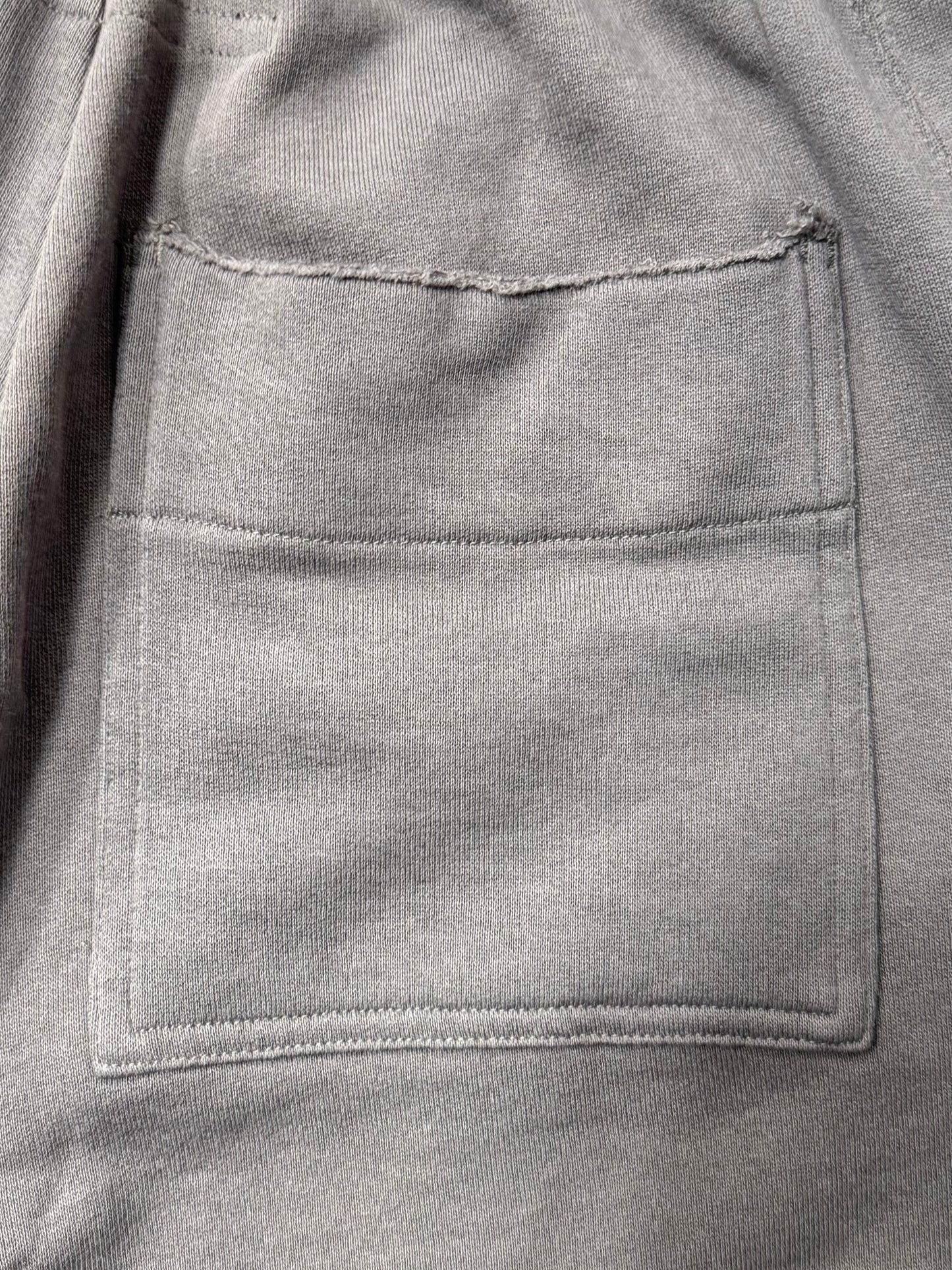 AW2020 Julius ‘Dust’ Brown Drawstring Cotton Sweat-Shorts