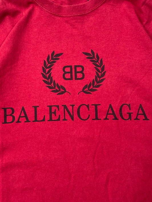 2018 Balenciaga ‘BB Crest Logo’ Graphic T-Shirt
