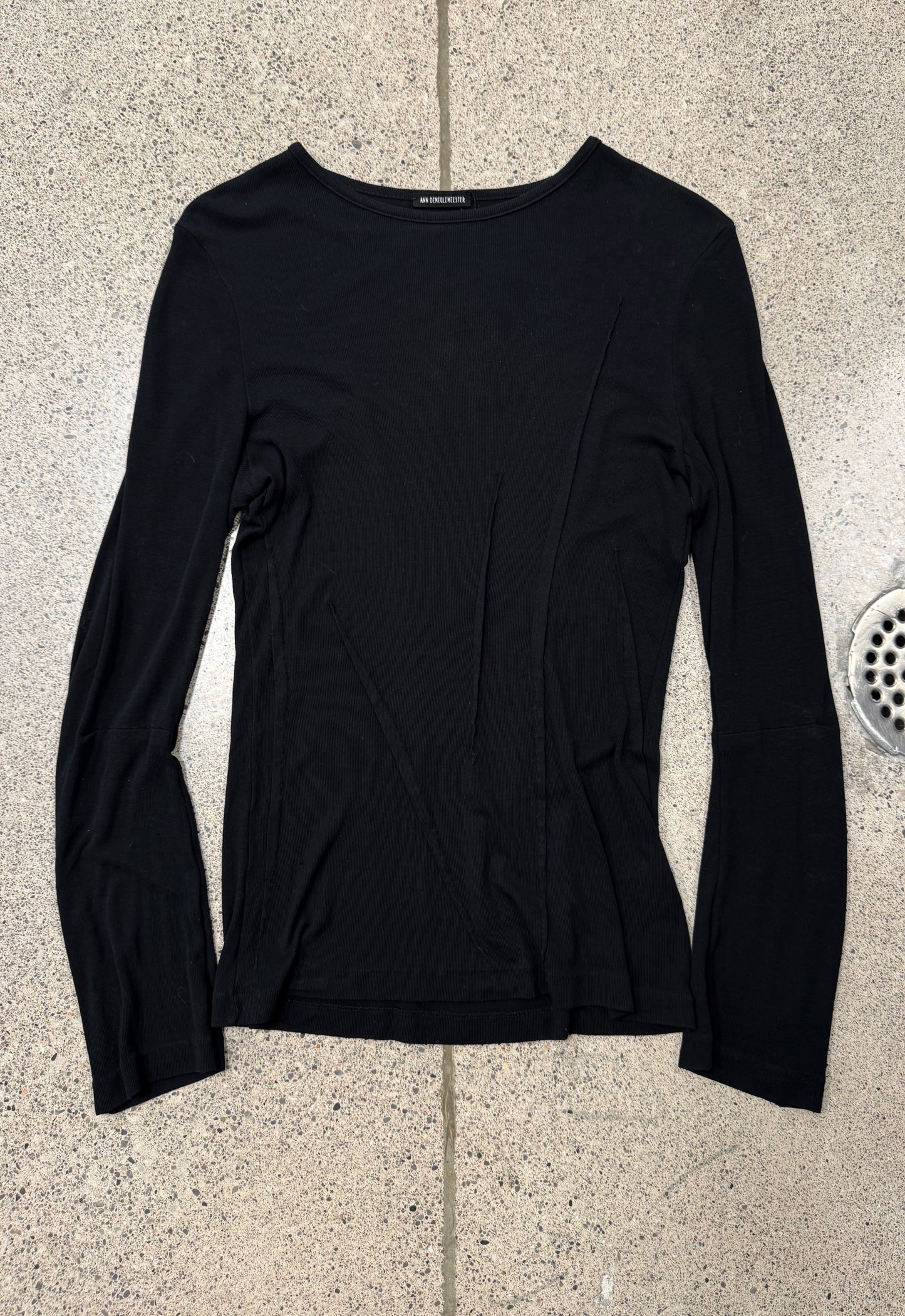 Ann Demeulemeester Ribbed Thermal Shirt