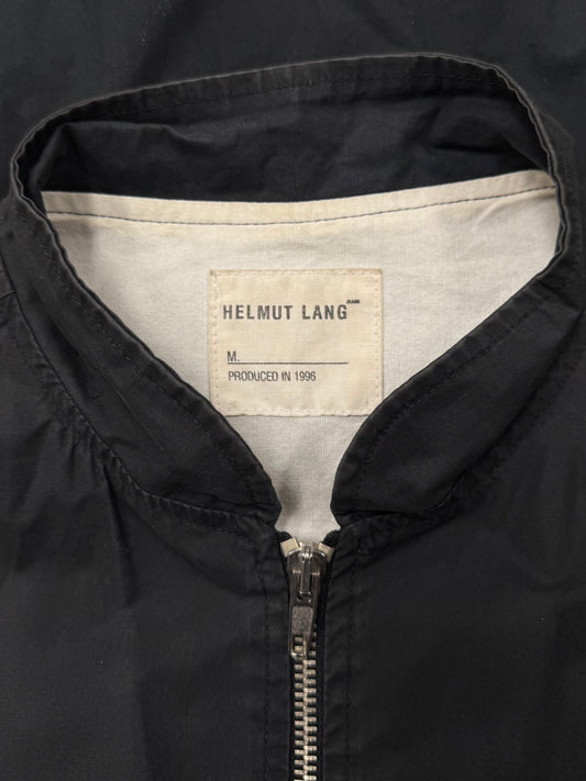 SS1996 Helmut Lang Faded Black Cotton MA-1 Bomber Jacket