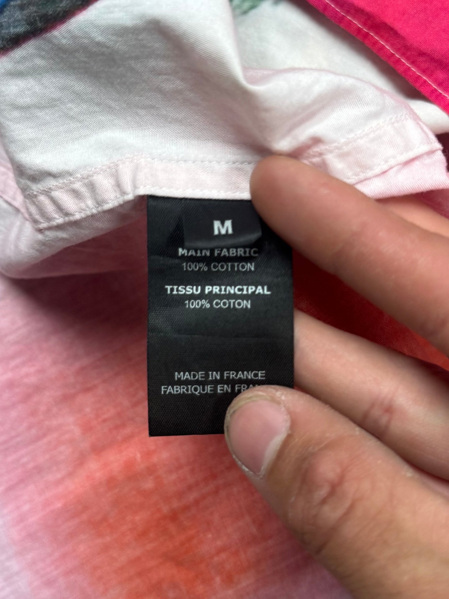 AW2019 Vetements ‘Marilyn Manson’ Full Color Button Down Shirt