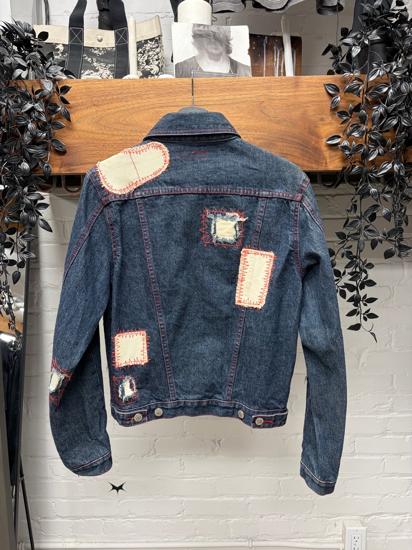 AW2000 Alexander McQueen ‘Scab’ Repaired Denim Jacket