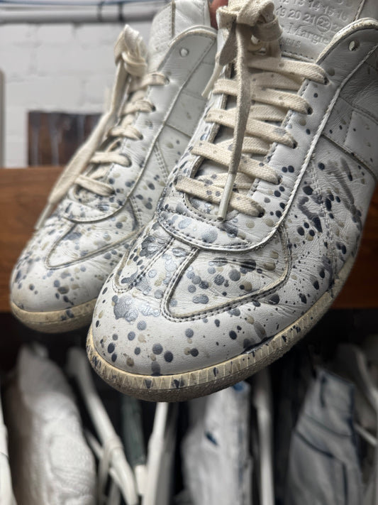 Maison Margiela Limited Edition ‘Paint Splatter’ G.A.T. Low Top Sneakers