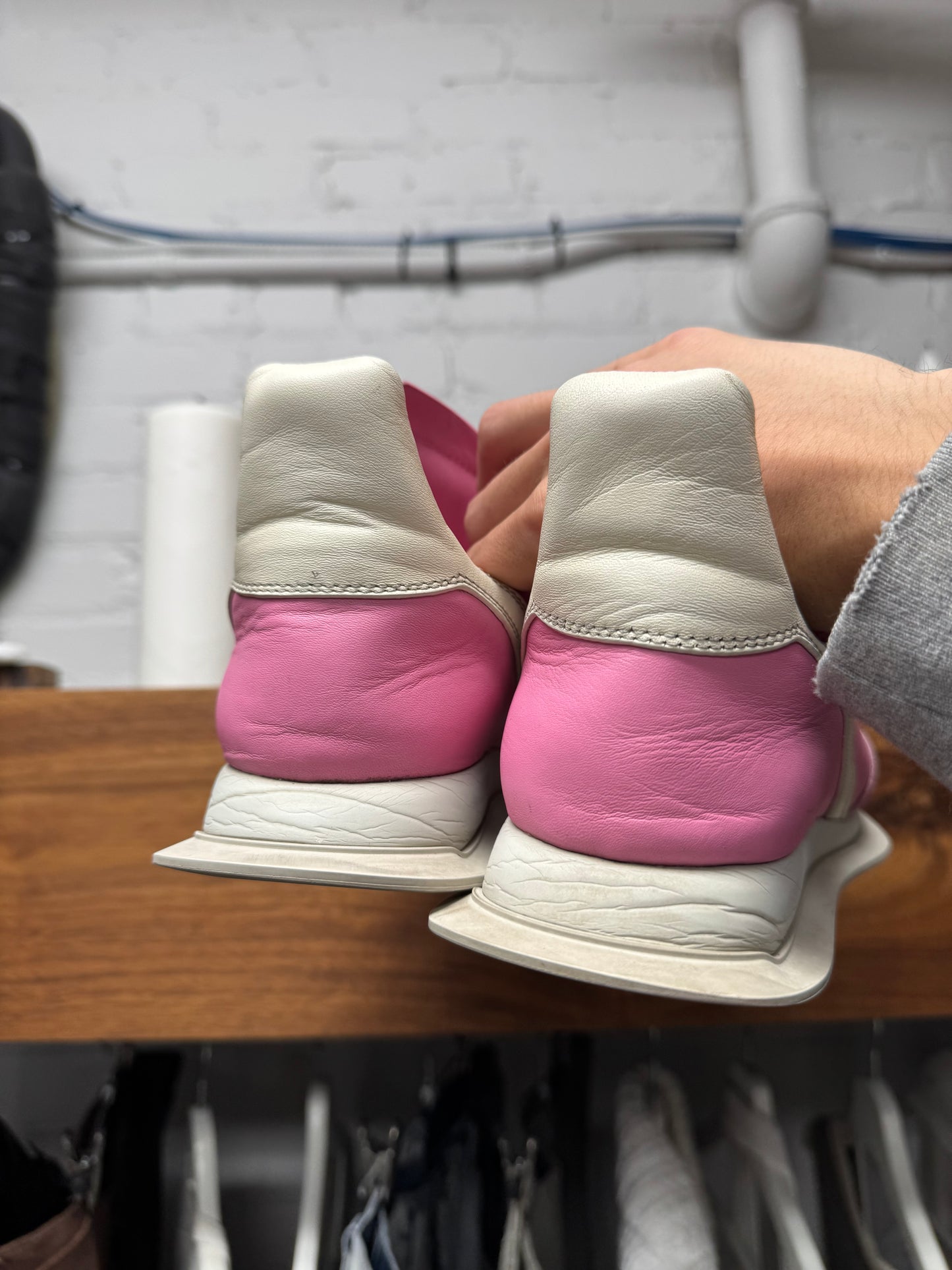 SS2021 Rick Owens ‘Phlegethon’ Leather Runners