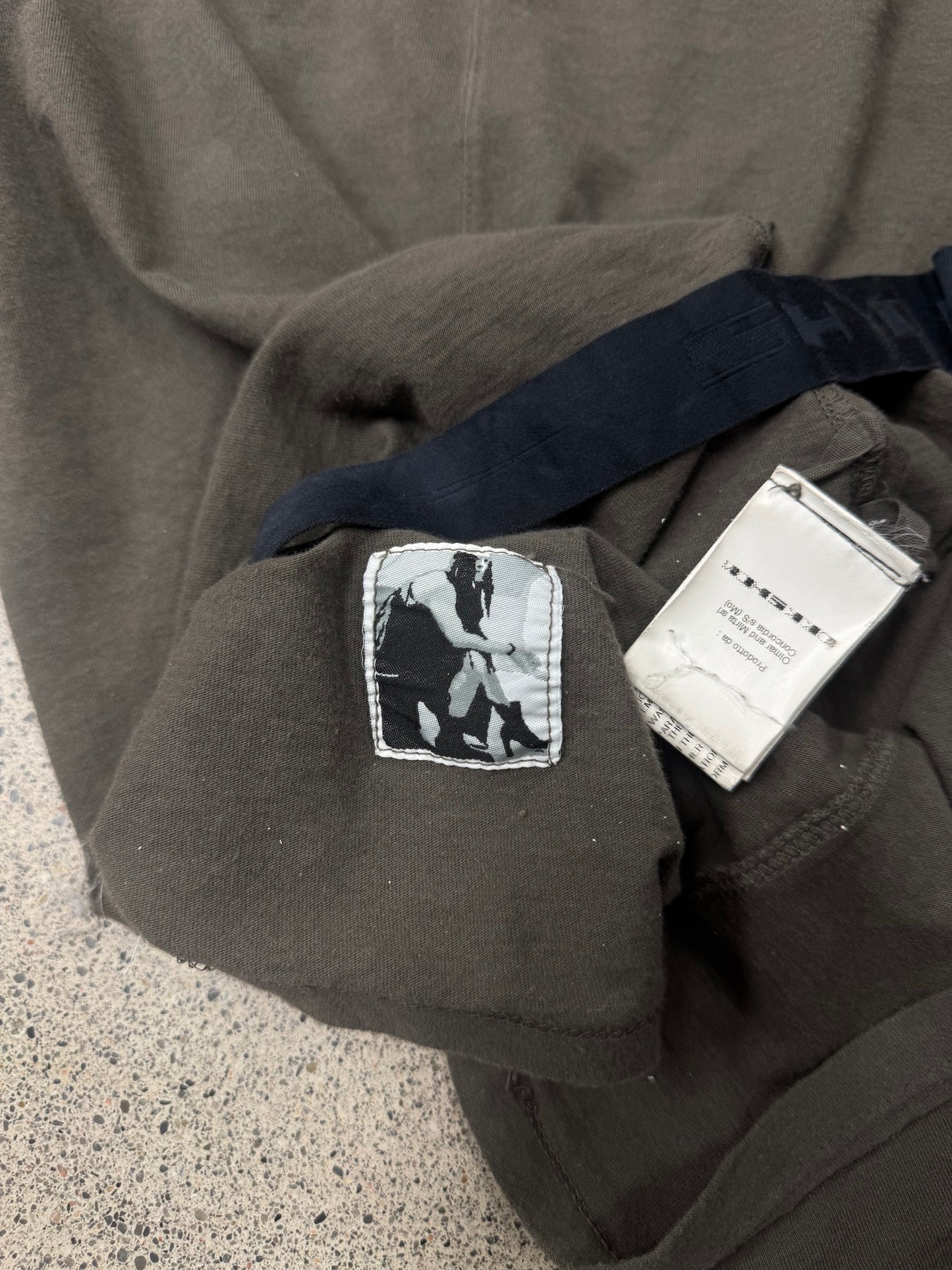 Rick Owens ‘Dust’ Pentagram Ribbed Cotton Long Sleeve Shirt