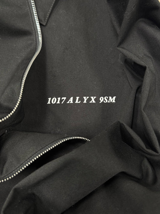 Alyx Studios Black Zip-Up Work Jacket