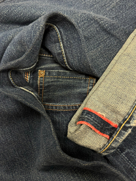 Kapital 12oz Raw Blue Bootcut Selvedge Denim