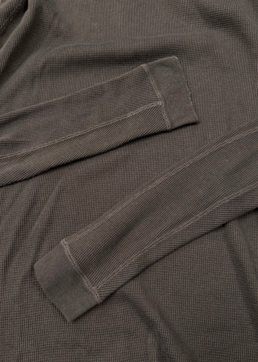 AW2014 Julius ‘Thermal’ Cashmere/Cotton ‘Exposed Seam’ Waffle Shirt