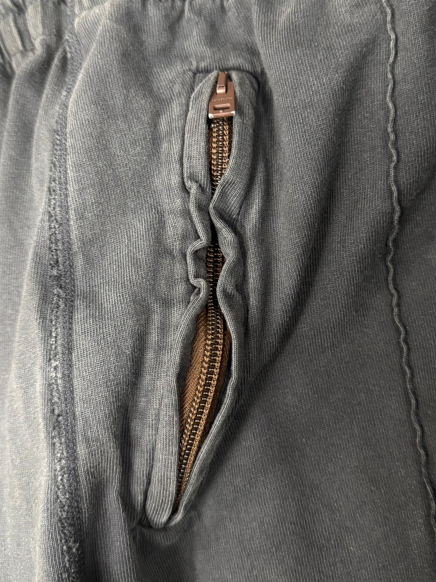 Acne Studios Washed Black Wide Leg Sweatpants