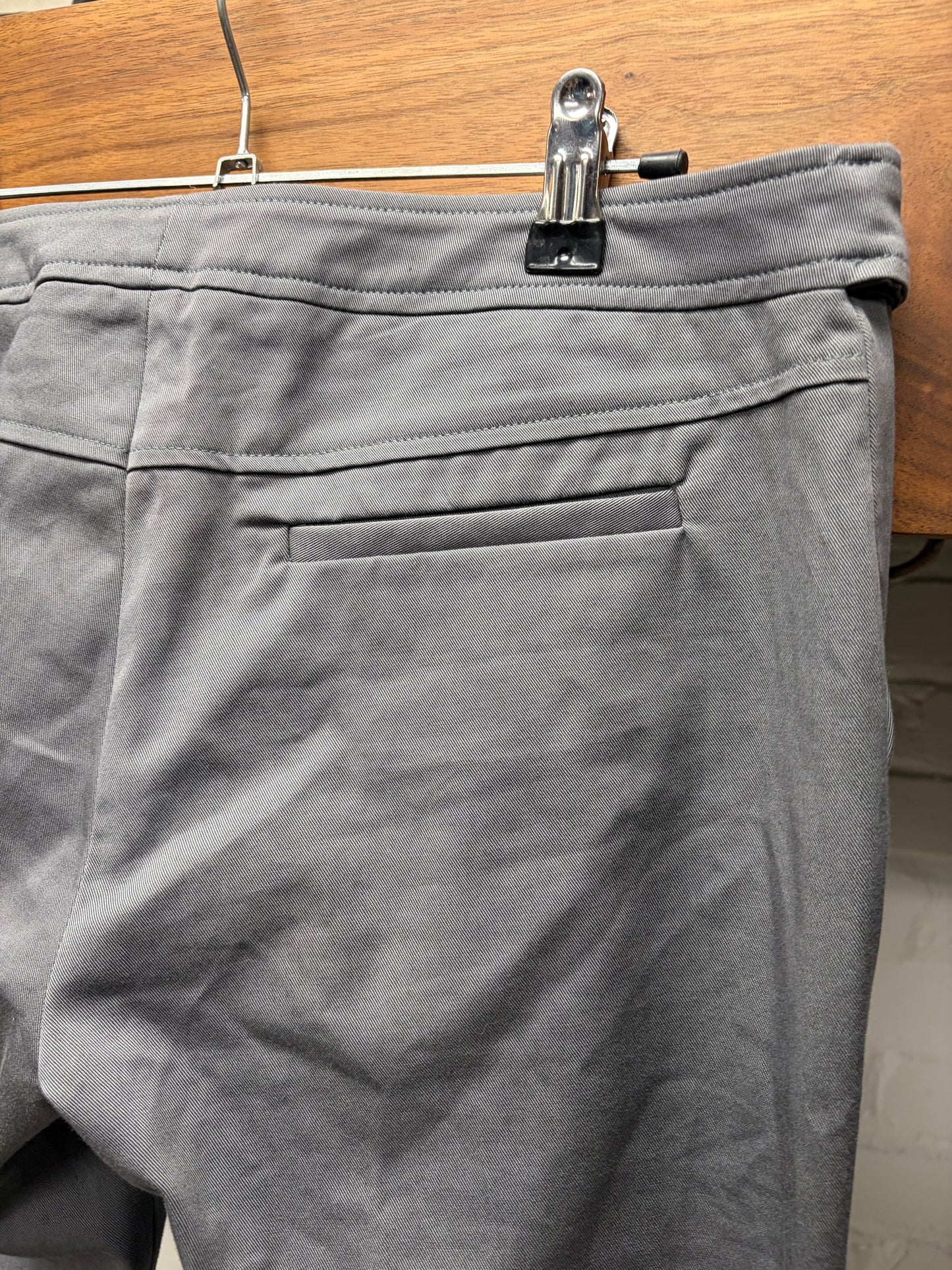 2000s Balenciaga by Nicholas Ghesquiere Pleated Grey Flared Leg Pants