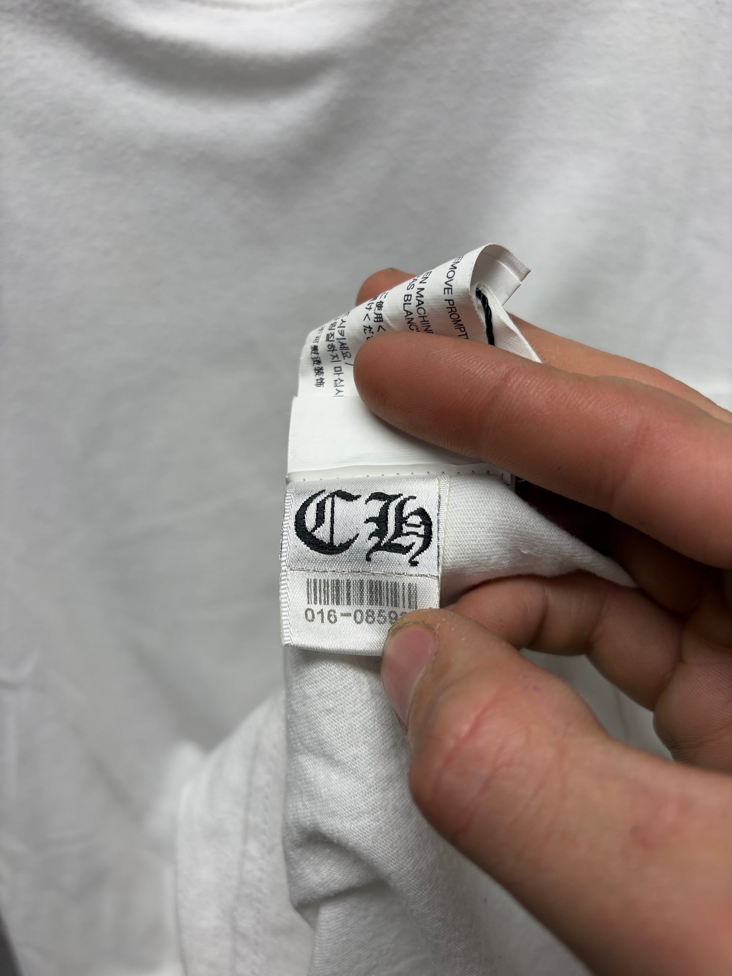 Chrome Hearts ‘RS3’ Logo White Graphic T-Shirt