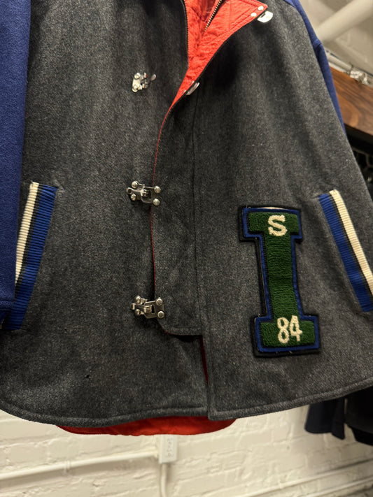 1984 Issey Miyake ‘I.S. Team’ Sport Logo ‘Ski-Binding Closure’ Varsity Jacket