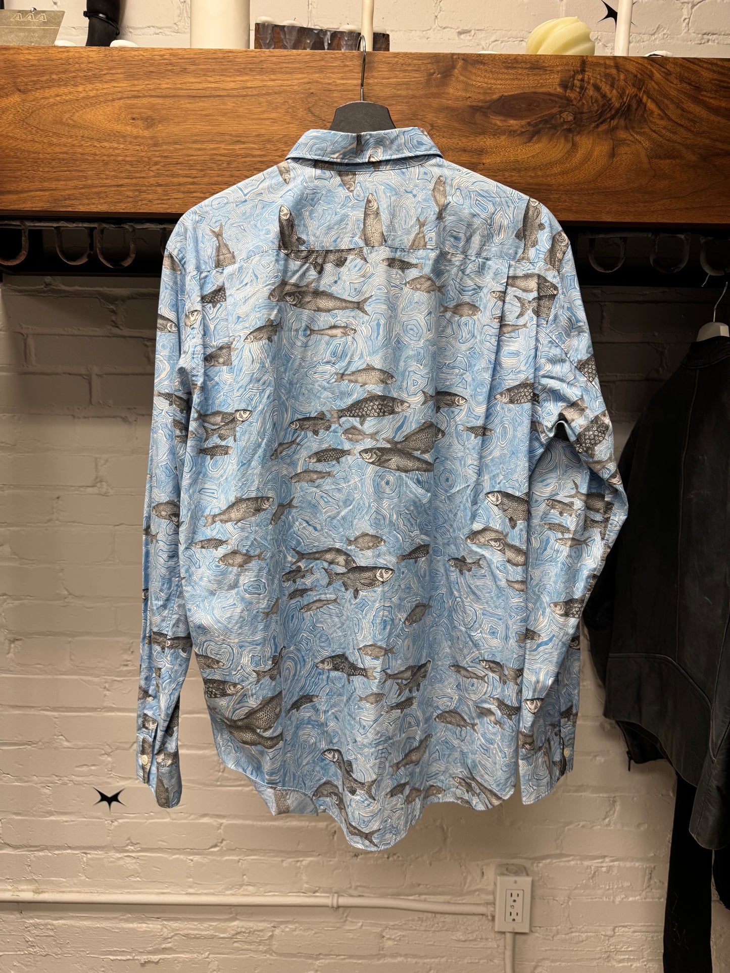 SS2016 Comme Des Garçons Homme Plus ‘Fish Print’ Button Up Shirt