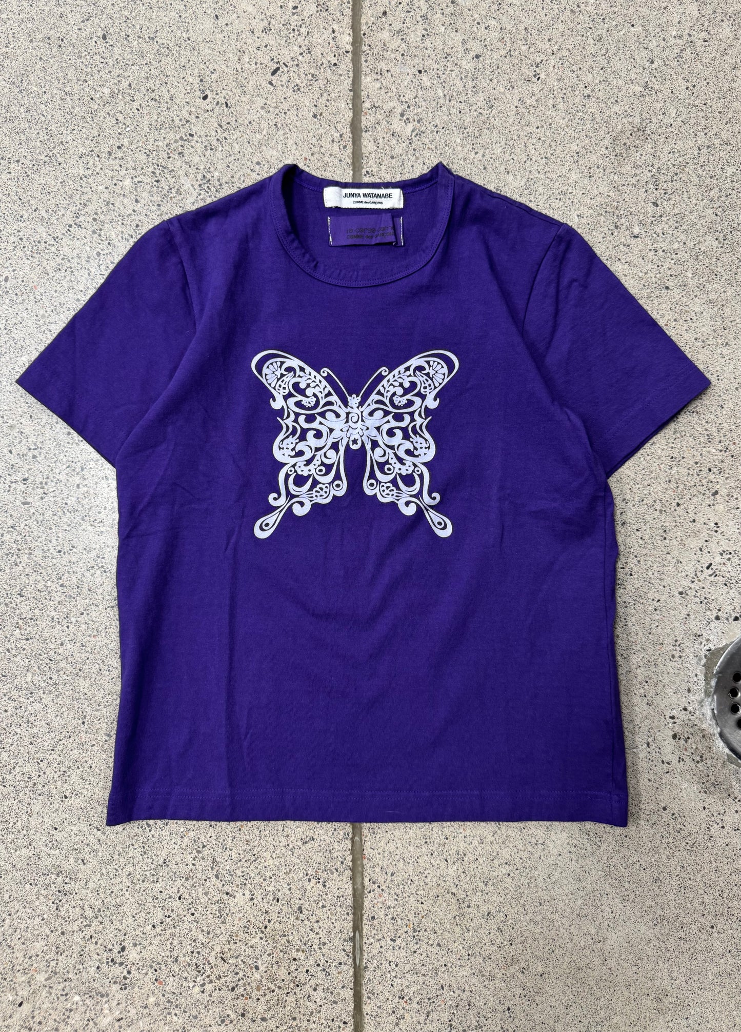 SS2011 Junya Watanabe Purple Butterfly T-Shirt