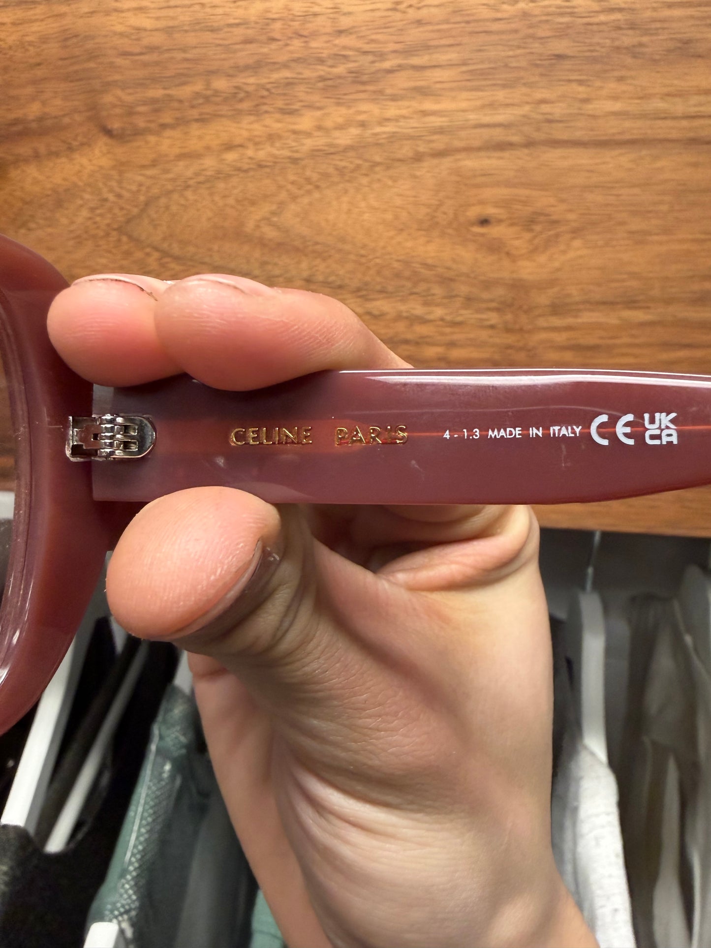 Celine ‘CL50122F’ Triomphe Coral Pink Glasses