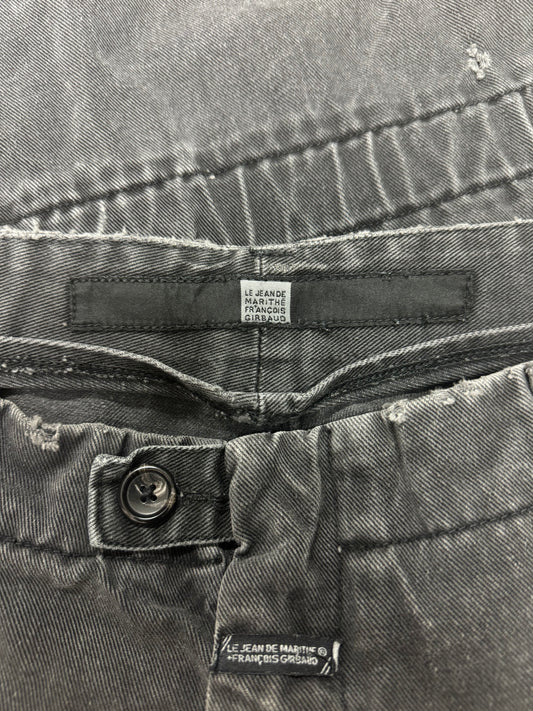 Marithe Francois Girbaud Black Cargo Shorts
