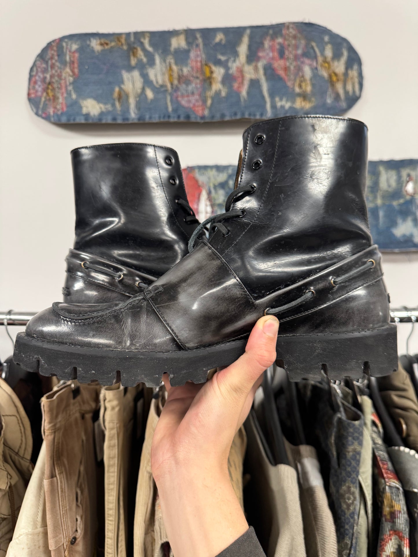 SS2020 Maison Margiela ‘Splice’ Loafer/Combat Boots