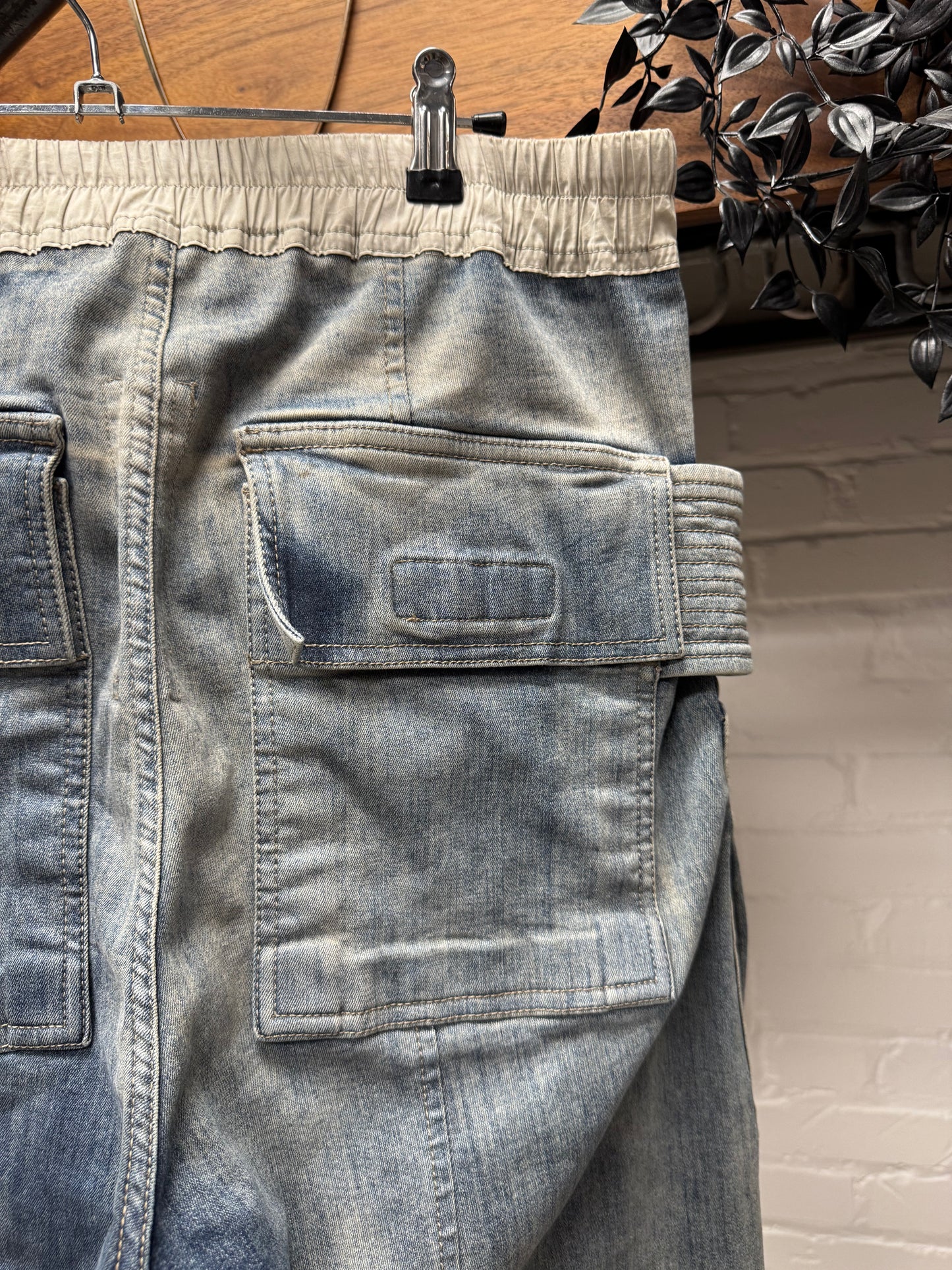 AW2019 Rick Owens ‘Hustler’ Creatch Cargo Pants